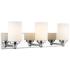 Soledad 23" Wide Chrome 3-Light Vanity Bath Light