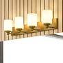 2_Soledad 31 1/2" Wide Brushed Gold 4-Light Vanity Bath Light