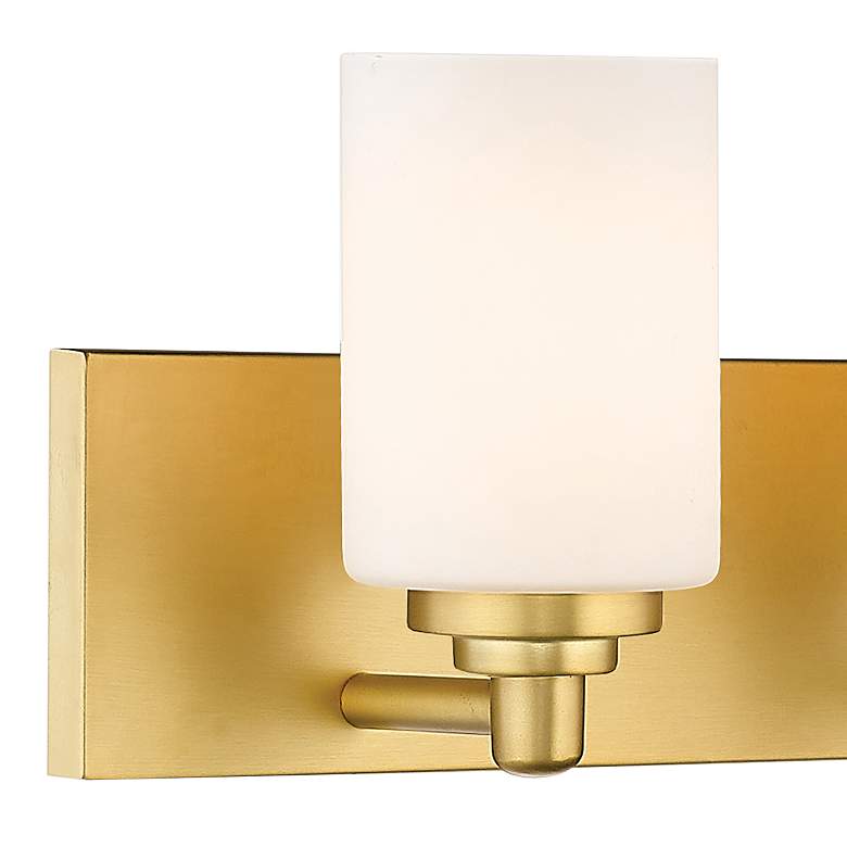 Image 4 Soledad 38 3/4" Wide Brushed Gold 5-Light Vanity Bath Light more views