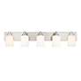 5_Soledad 38 3/4" Wide Brushed Nickel 5-Light Bath Light more views