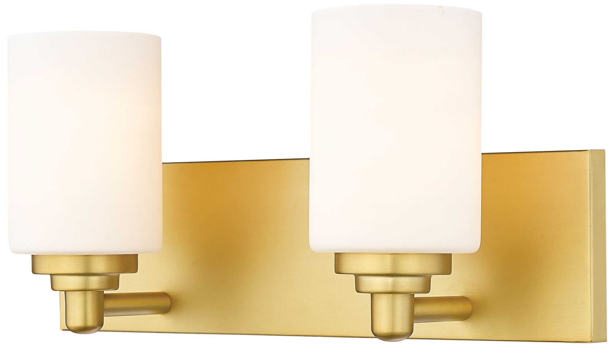 Image 2 Soledad by Z-Lite Brushed Gold 16.25 inch 2 Light Vanity