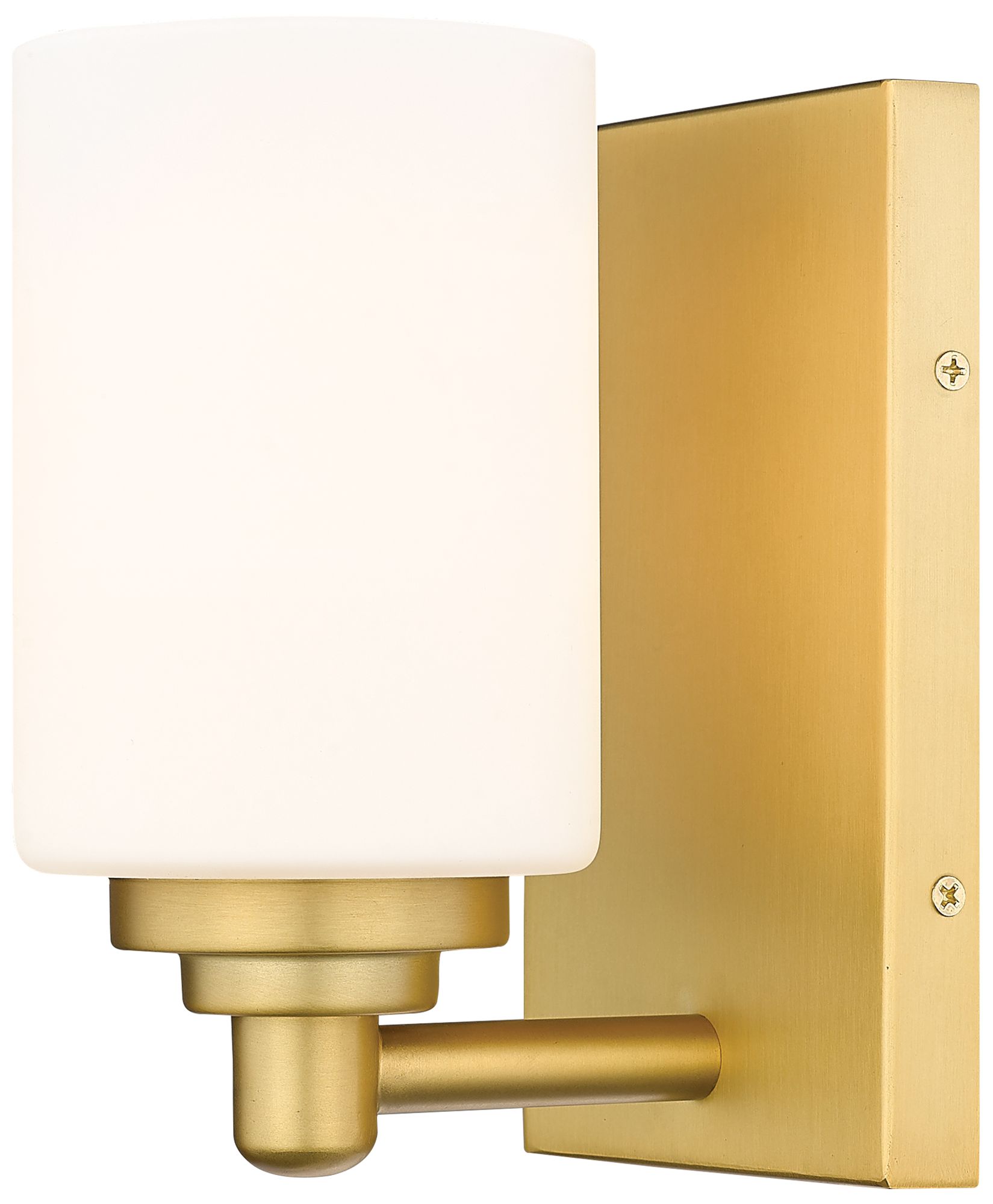 Soledad by Z-Lite Brushed Gold 4.5 inch 1 Light Wall Sconce