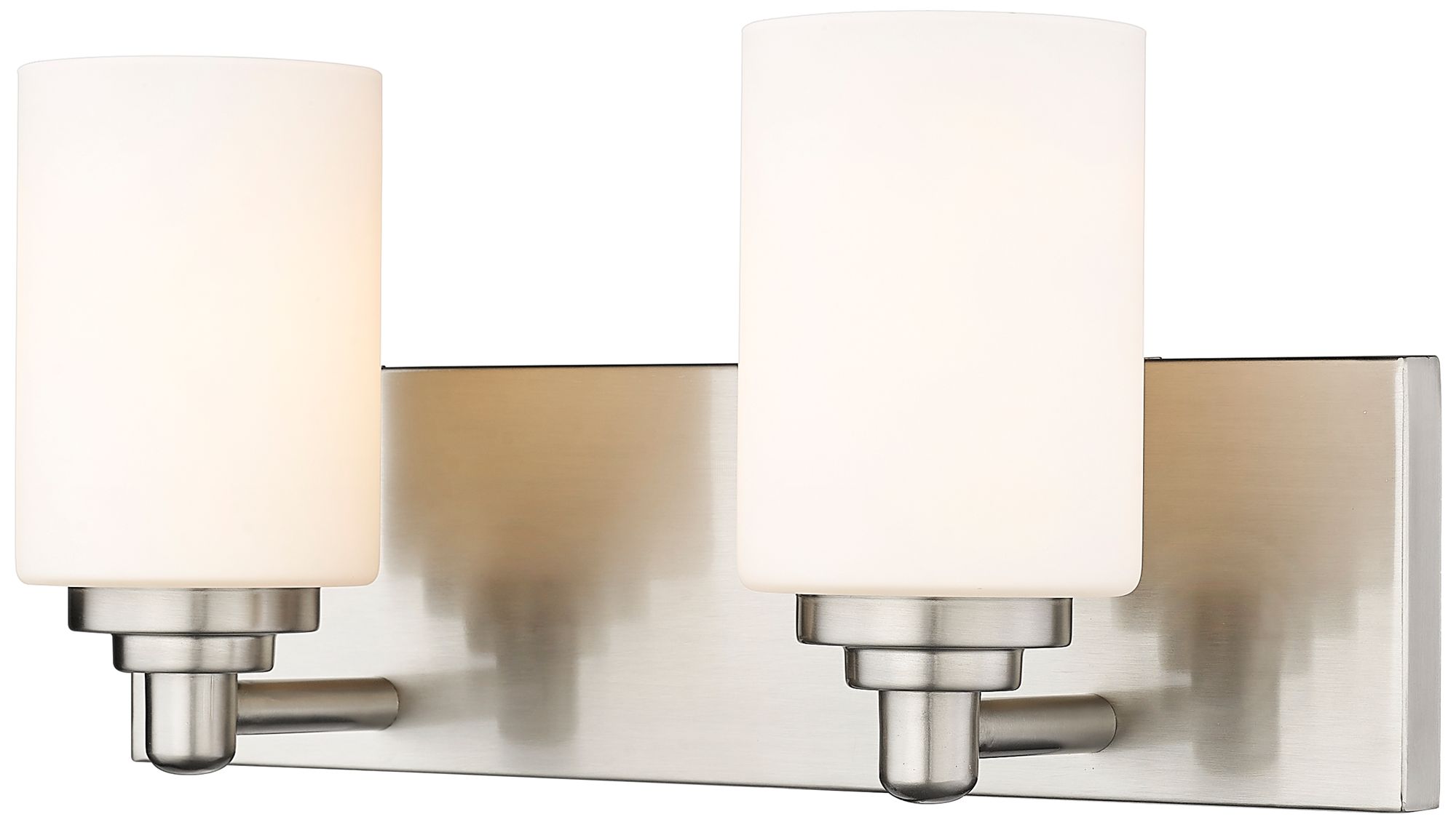 Soledad by Z-Lite Brushed Nickel 16.25 inch 2 Light Vanity