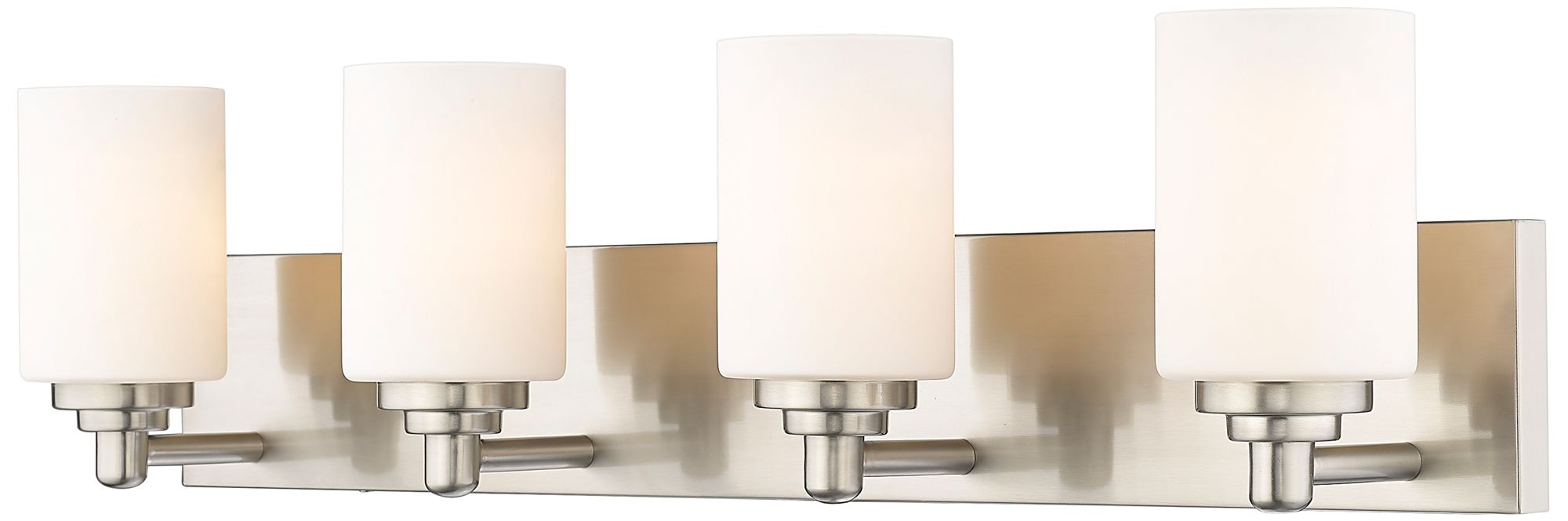 Image 2 Soledad by Z-Lite Brushed Nickel 31.5 inch 4 Light Vanity