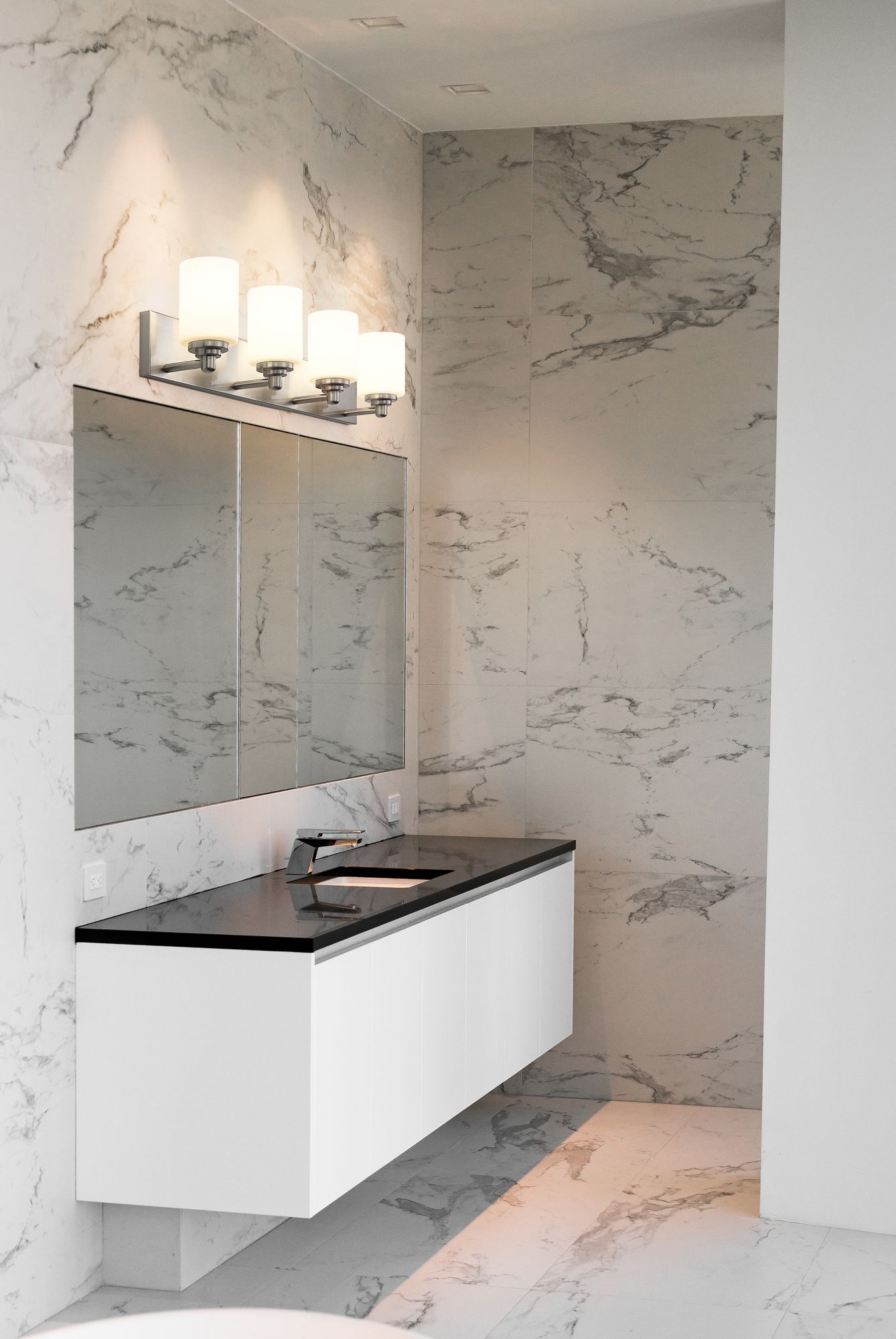 Image 4 Soledad by Z-Lite Brushed Nickel 31.5 inch 4 Light Vanity more views