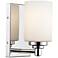 Soledad by Z-Lite Chrome 1 Light Wall Sconce
