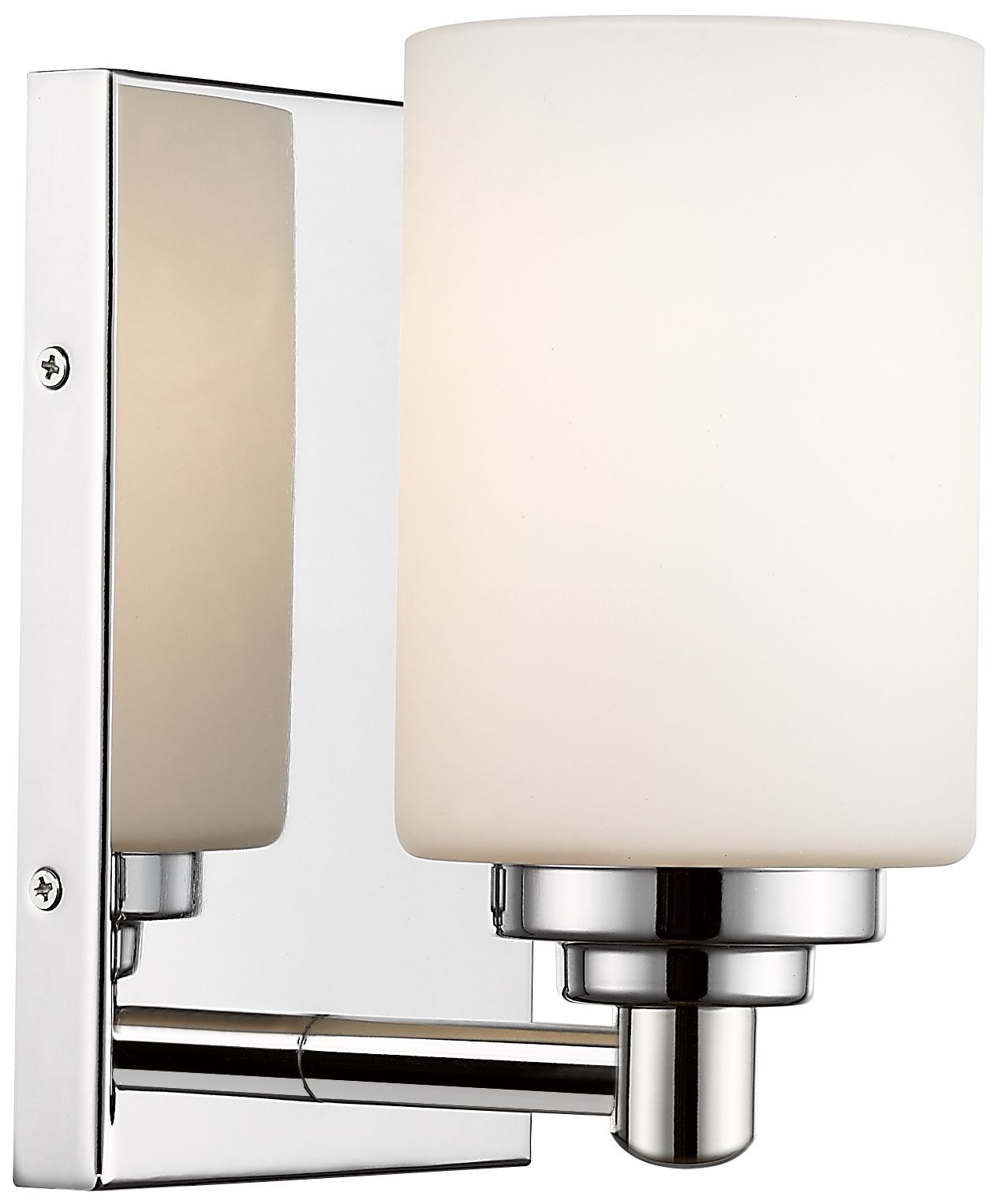 Soledad by Z-Lite Chrome 4.5 inch 1 Light Wall Sconce