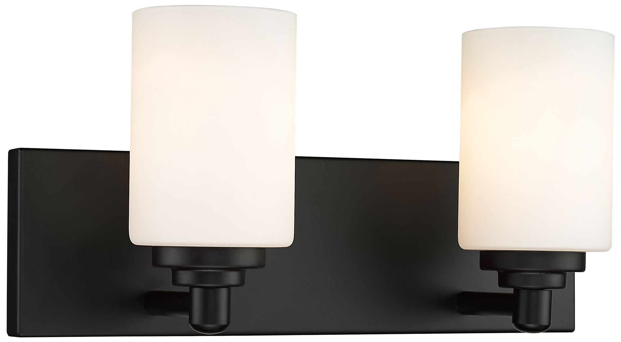 Soledad by Z-Lite Matte Black 16.25 inch 2 Light Vanity