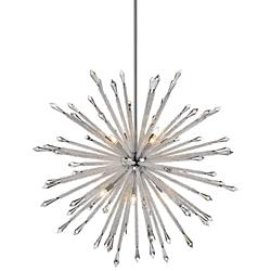 Soleia 47" Wide Chrome 12-Light Sputnik Chandelier