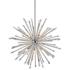 Soleia 47" Wide Chrome 12-Light Sputnik Chandelier