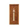 4_Soleil 13" High Matte Brass and Natural Bamboo Wall Sconce more views