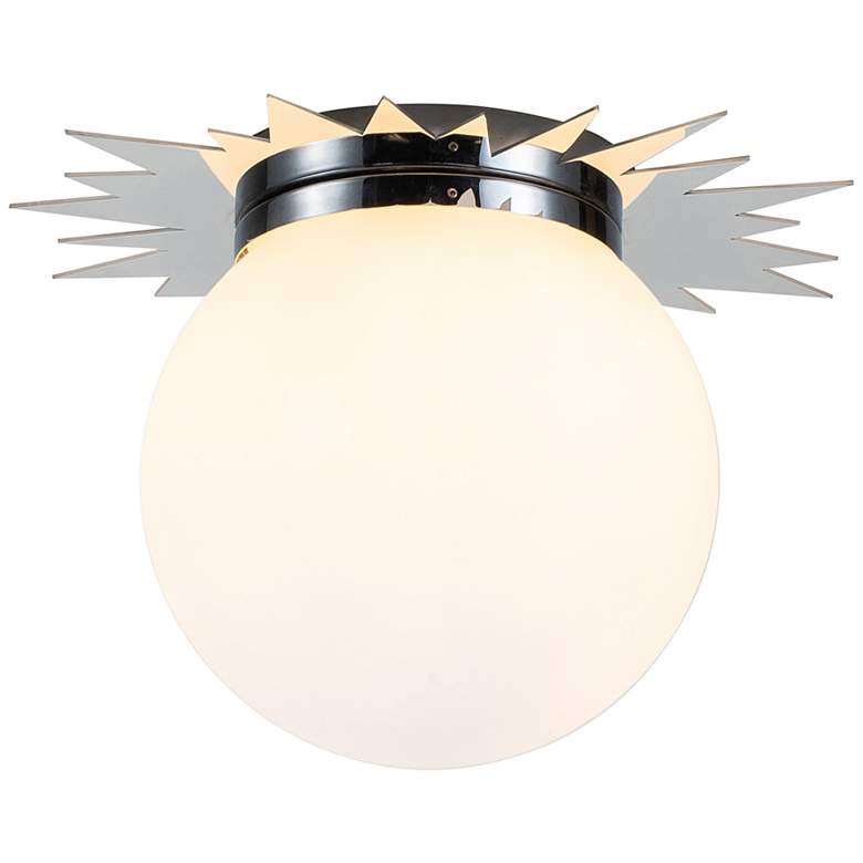 Image 2 Soleil 15 inch Wide Polished Chrome Ceiling Light