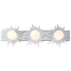 Soleil 3 Light Bath Vanity Silver Star In Polished Chrome