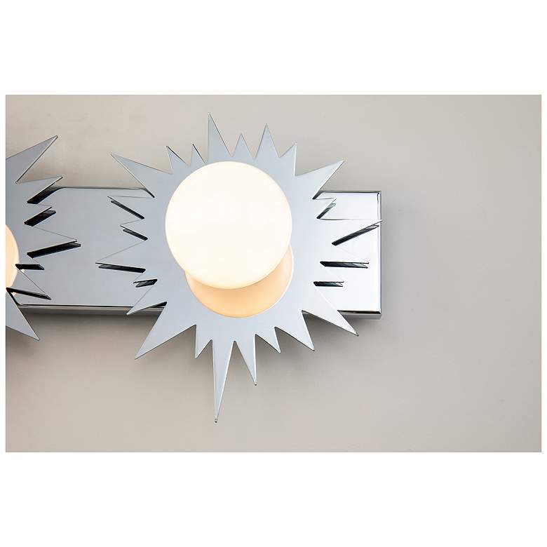 Image 3 Soleil 3 Light Bath Vanity Silver Star In Polished Chrome more views