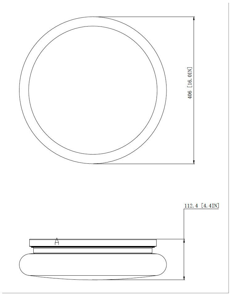 Soleil  By Z-Lite 1 Light Flush Mount