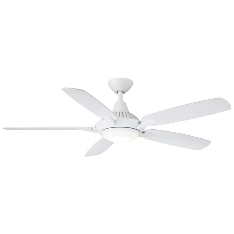 Image 1 Solero 52" Matte White Finish Ceiling Fan by Wind River