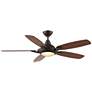 Solero 52" Oiled Bronze, Reversible Blades Ceiling Fan by Wind River