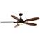 Solero 52" Oiled Bronze, Reversible Blades Ceiling Fan by Wind River