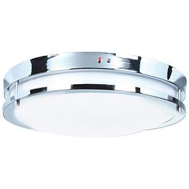 Image1 of Solero EM - LED Emergency Backup Flush Mount - 14" - Chrome Finish