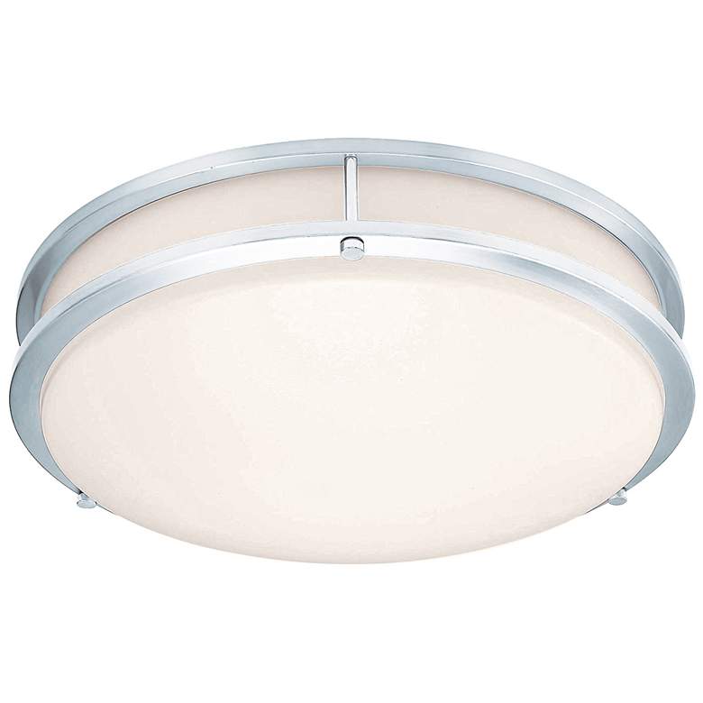 Image 1 Solero II 12" LED Flush Mount - Chrome