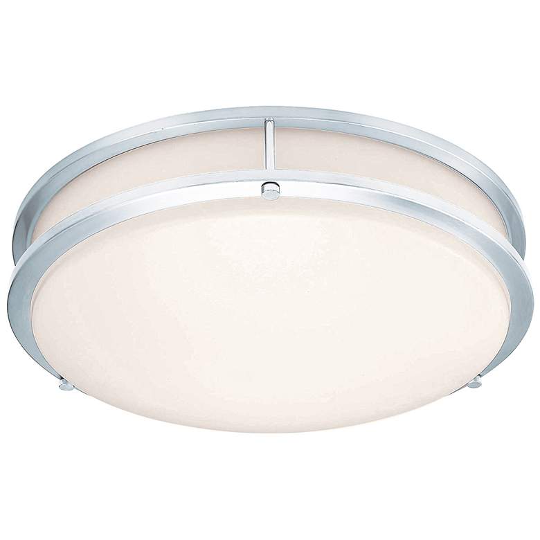 Image 1 Solero II 12 inch LED Flush Mount - Chrome