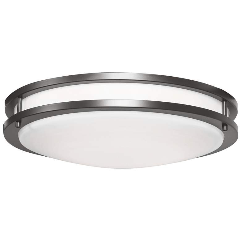 Image 1 Solero II 14 inch LED Flush Mount - Bronze