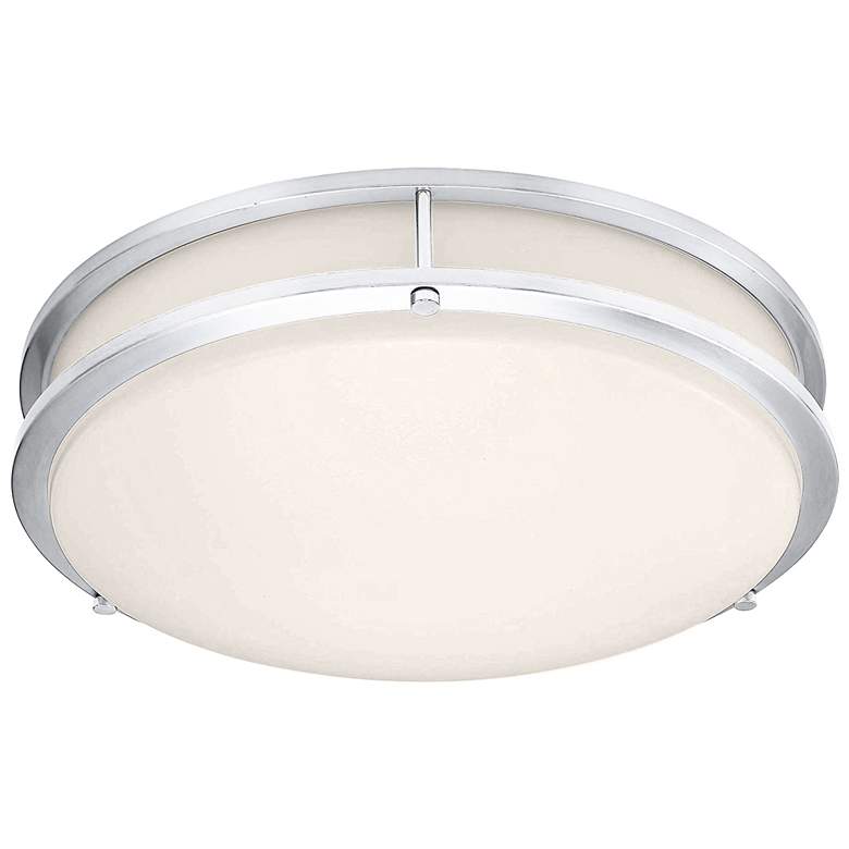 Image 1 Solero II 14 inch LED Flush Mount - Chrome