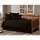 Solid Black Paramount 5-Piece Daybed Bedding Set