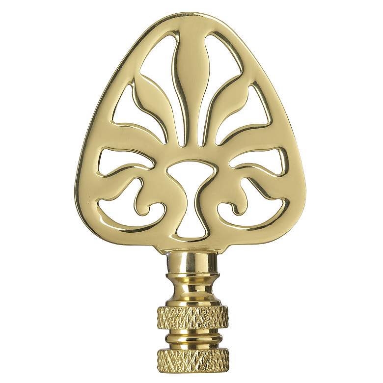Image 1 Solid Brass Ideogram Table Lamp Finial
