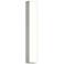 Solid Glass Bar 2.75" Wide Satin Nickel LED Wall Sconce