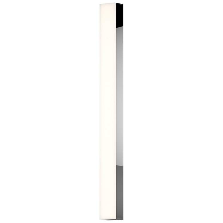 Image 1 Solid Glass Bar 32 inch LED Bath Bar - Polished Chrome - Polished Chrome