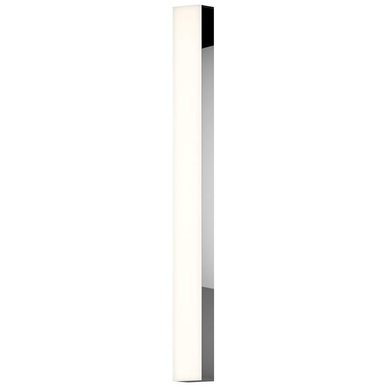 Image 1 Solid Glass Bar 32" LED Bath Bar - Polished Chrome - Polished Chrome