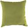 Solid Pesto Colored 18" Square Outdoor Toss Pillow