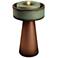 Solidad 31 1/2"H Copper and Green Tiered LED Floor Fountain