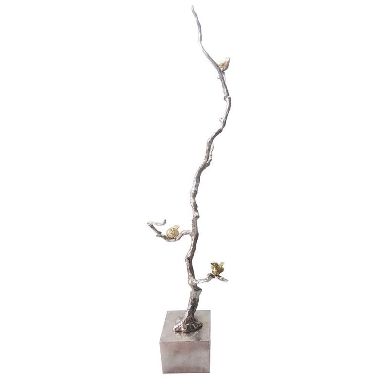 Image 1 Solikka Tall Tree Branch 37 inch High Aluminum Sculpture