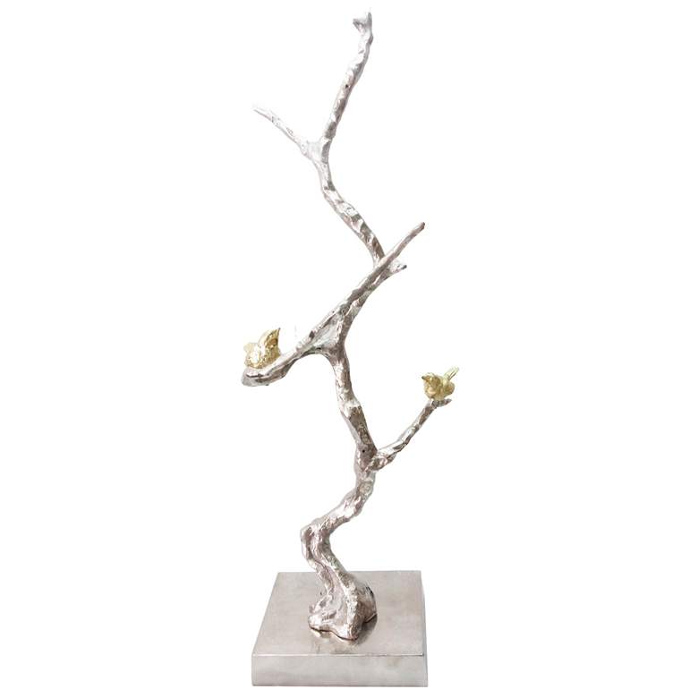 Image 1 Solikka Tree Branch 28" High Aluminum Sculpture