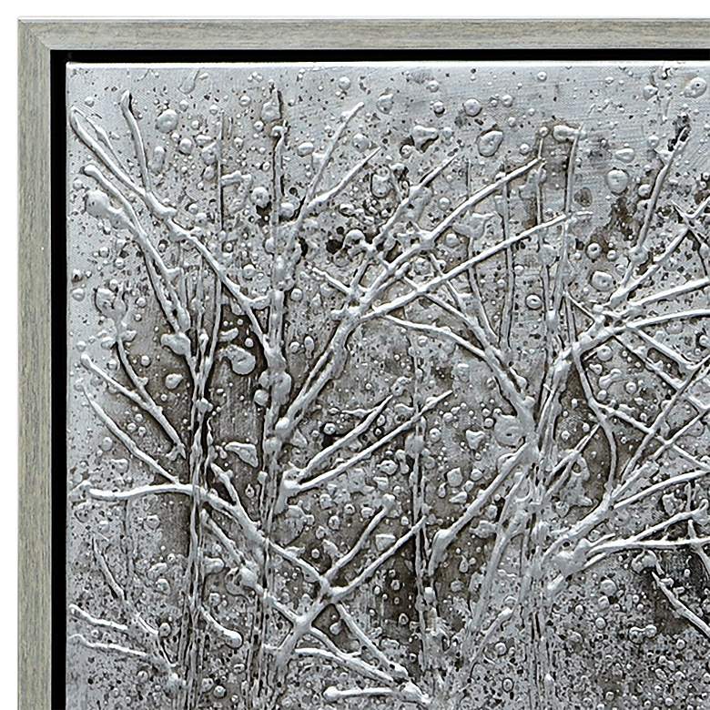 Image 3 Solitary Field 48"W Textured Metallic Framed Canvas Wall Art more views