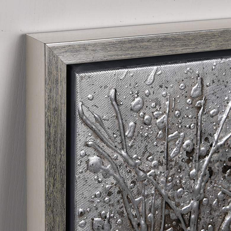 Image 4 Solitary Field 48 inchW Textured Metallic Framed Canvas Wall Art more views