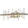 Solitude 10.6" High Crystal Accented Soft Gold LED Sconce