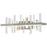 Solitude 10.6" High Crystal Accented Sterling LED Sconce