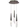 1_Solitude 22"H x 12"W 3-Light Crystal Multi-Light Pendant in Antiq