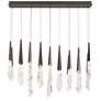 1_Solitude 22"H x 40"W 14-Light Crystal Multi-Light Pendant in Anti