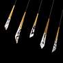 3_Solitude 22"H x 40"W 5-Light Crystal Multi-Light Pendant in Aged more views