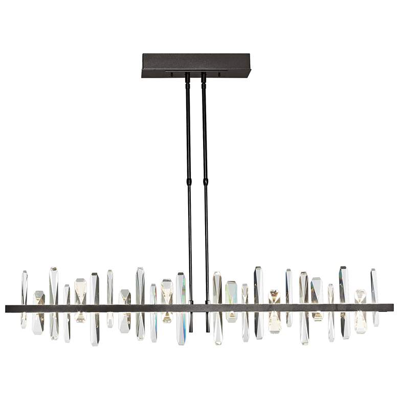 Image 1 Solitude 51.9" Wide Large Dark Smoke LED Pendant