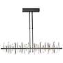 Solitude 51.9" Wide Large Dark Smoke LED Pendant