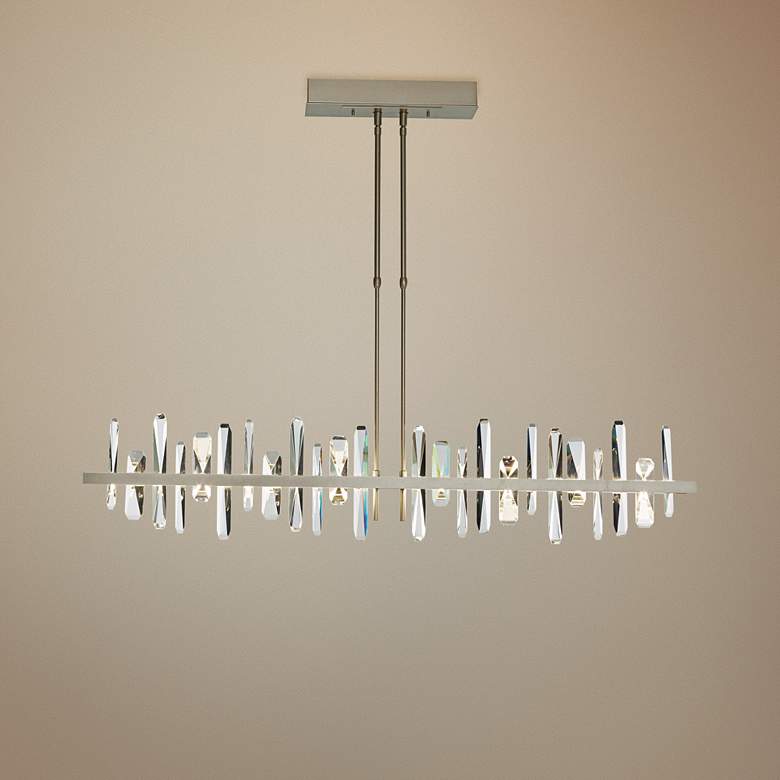 Image 1 Solitude 51.9" Wide Large Soft Gold LED Pendant