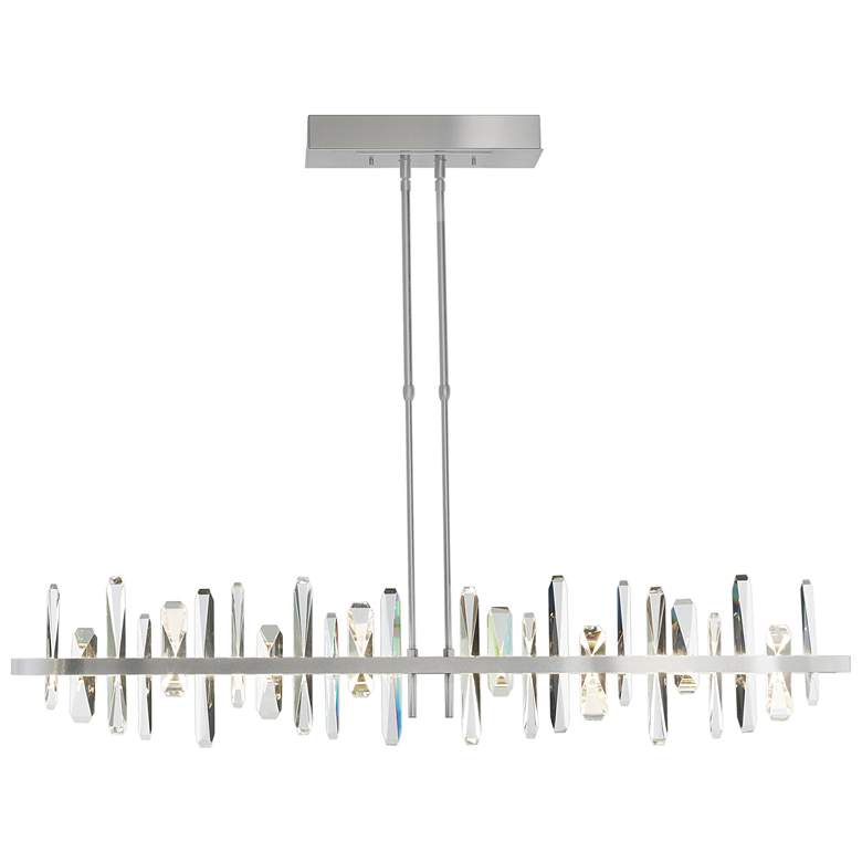 Image 1 Solitude 51.9" Wide Large Sterling LED Pendant