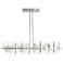 Solitude 51.9" Wide Large Sterling LED Pendant