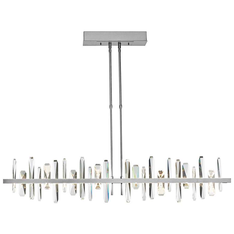 Image 1 Solitude 51.9" Wide Large Vintage Platinum LED Pendant