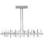 Solitude 51.9" Wide Large Vintage Platinum LED Pendant